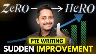 PTE Writing - Zero to Hero - Sudden Improvement to Score 90 | Skills PTE Academic