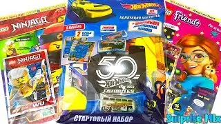 Детские Журналы Игрушки LEGO Ниндзяго Friends КАРТОЧКИ HotWheels ТАЧКИ. Children MAGAZINES with TOYS