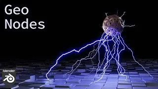 Lightning Arcs with Geometry Nodes || Blender 3.1
