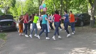 Флешмоб на День Рождения. Шоу-балет LIGHT. Одесса