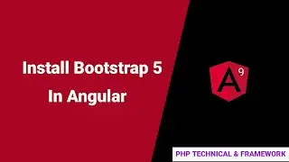 how to install bootstrap in angular 9