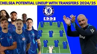 🟦CHELSEA POTENTIAL STARTING LINEUP WITH SUMMER TRANSFERS SEASON 2024/25, NETO, ADARABIOYO, PALMER