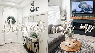 *NEW* SPRING DECORATE WITH ME 2021 | Living room & entry way decor