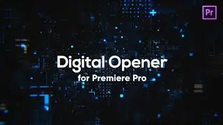 Digital Technology Opener for Premiere Pro | Premiere Pro Template