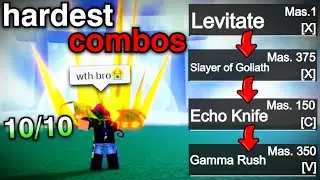 I Attempted The HARDEST COMBOS to PvP With In Blox Fruits!
