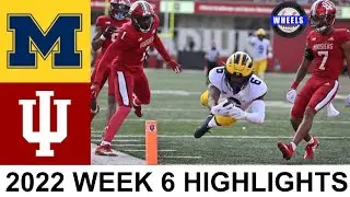 #4 Michigan vs Indiana Highlights | College Football Week 6 | 2022 College Football Highlights