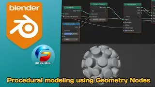 Procedural modeling using Geometry Nodes