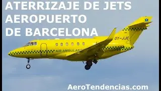 Jets Landings at Barcelona Airport -  September 2022