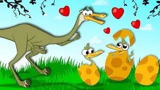 Mommy Dinosaur And Her Eggs | Dinosaur cartoon for kids | I'm A Dinosaur