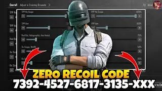 NEW UPDATE 3.4💥BEST SENSITIVITY CODE + CONTROL SETTINGS BGMI/PUBG MOBILE