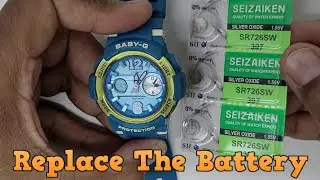 How To Change Battery Casio Baby-G BGA-210 Watch