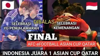 FINAL AFC : INDONESIA VS JEPANG | FULL MATCH GAME 1&2 | AFC eFOOTBALL ASIAN CUP QATAR