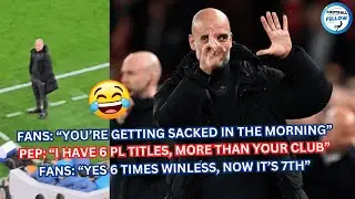 🤣Pep Guardiola Reaction to Liverpool Fans' Taunts (You're Getting Sacked in the Morning)!