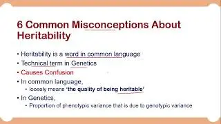 Six Common Misconceptions About Heritability | Myths About Heritability