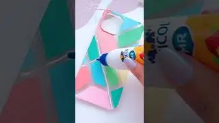 Phone case painting || Decorate your phone cover || Aesthetic 