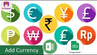 how to add rupee symbol in google sheet and excel sheet