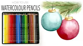 How To Use Watercolour PENCILS! Learn All My Tips And Tricks!