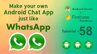 Chat App with Firebase - Android Studio Tutorial 58 - Firebase Chat App Android Studio