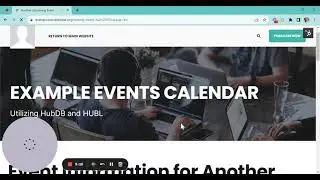 Create an Events Calendar in HubSpot with HubDB and HubL   Full Tutorial