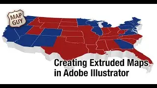 Creating Extruded Maps in Adobe Illustrator