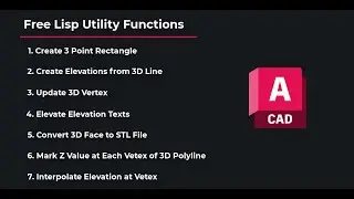 AutoCAD Lisp Routines | Enhance Your Drafting with Free Utility Functions related to 3D Polylines