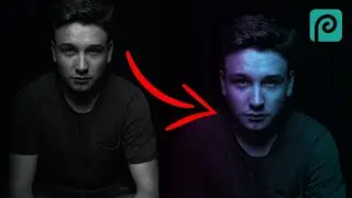 Easy Technique for Portrait Dual Lighting Effect In Photoshop | PHOTOPEA