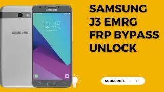 Samsung J3 Emerg frp bypass/Unlock without PC |Samsung J3 Google Account Remove | Gmail bypass