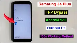 Samsung J4 Plus FRP Bypass Android 9/10 | Gmail/Google Account Remove Samsung J415F FRP Unlock