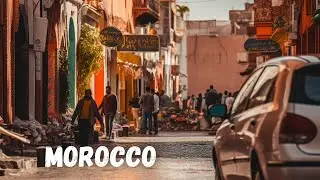 Hivernage: Marrakech's richicest district, with expensive hotels and restaurants | 4K HDR Morocco