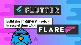 Flutter Flare Basics - Lets Build Giphys Nav Menu