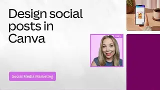 How to create social media posts with Canva | How to successfully launch your brand on social media