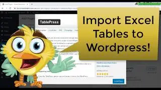 How to Add Tables With Sortable Columns to Wordpress  - Import Excel & CSV Tables