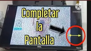 Como Completar la Pantalla de tu Televisor // Como Completar la imagen en tu televisor