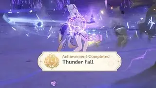 Thunder Fall Achievement Genshin impact