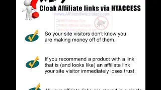 HTACCESS AFFILIATE LINK CLOAKING Code - How To