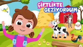 Çiftlikte Geziyordum (Yeni) - Çiftlik Hayvanları Şarkısı - Tombik Panda Çocuk Şarkıları