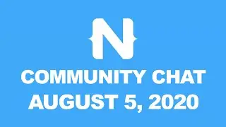 NativeScript Community Chat for August 5, 2020