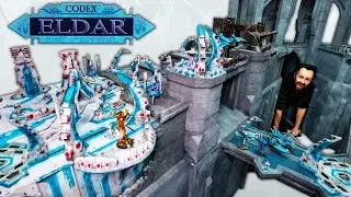 I made an ELDAR CRAFTWORLD to invade the Imperial Palace on Terra Warhammer 40k Scenery