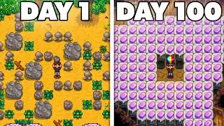 I Played 100 Days of Stardew Valley as a Miner