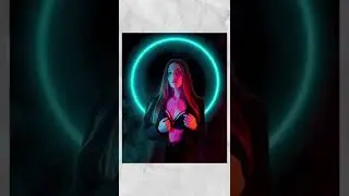 Create a glowing neon halo effect in Photoshop