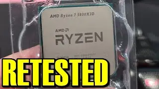 RETESTED - AMD Ryzen 5800X3D - New Motherboard Tested - Increased Scores