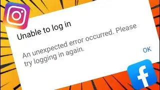 How to fix Facebook and Instagram login problem | fix instagram login error iphone | Facebook down
