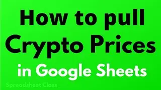 Pull cryptocurrency prices in Google Sheets (2 methods) | GOOGLEFINANCE and IMPORTXML crypto prices