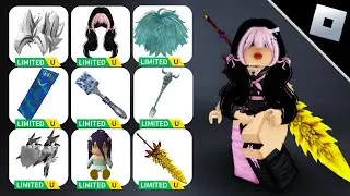 COMO PEGAR 14 ITENS LIMITEDS NO ROBLOX 2024 *CABELO ANIME + CABELO MENINA KAWAII