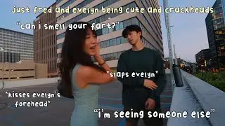 evelyn and fred being cute together (crackheads)