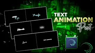 Top 20 text animation  preset alight motion  | Text Preset | text animation alight motion  || Text