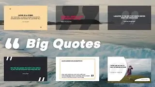 Big Quotes | After Effects and Premiere Pro Video Template