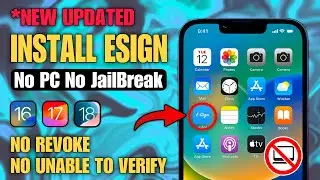 NEW Install eSign on iOS (2025) | No PC, No Jailbreak | Fix Unable to Verify App