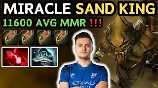 🔥 Miracle SAND KING Midlane Highlights 7.37d 🔥 Miracle Gameplay - Dota 2