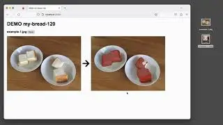 Semantic Segmentation Demo  my-bread-120 (Deep Lab V3 plus with Tensorflow.js)